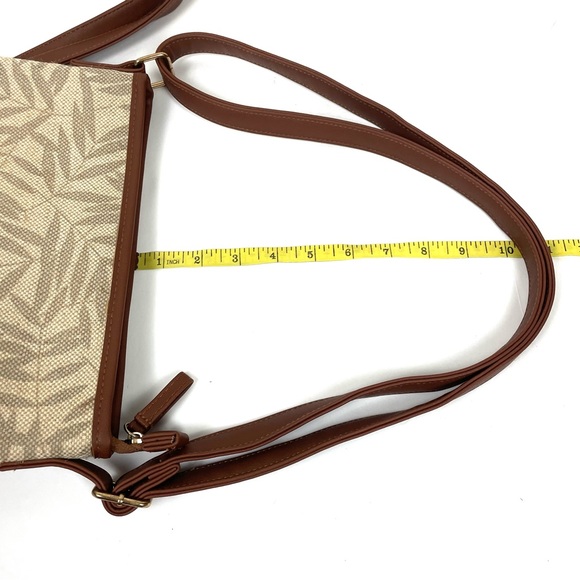 Embroidered Flowered Tan & Pink Jute Tote & Purse NWOT - Picture 6 of 13